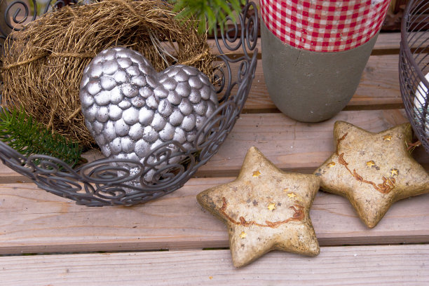 圣诞节窗台装饰图片下载