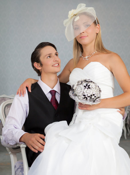 婚礼的夫妇图片下载