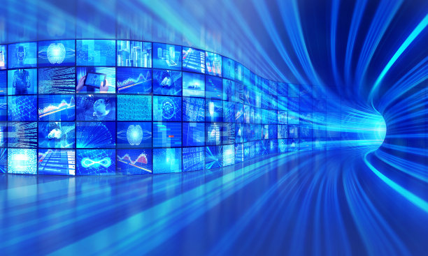 多媒体视频图像在光隧道图片下载