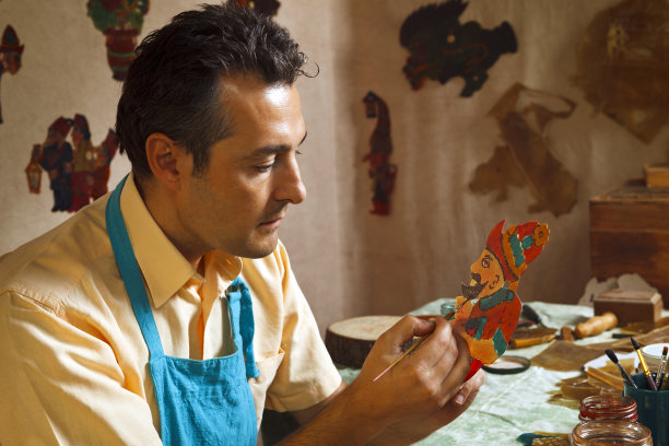 皮影偶的制造商图片下载