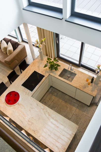 u型现代厨房图片下载