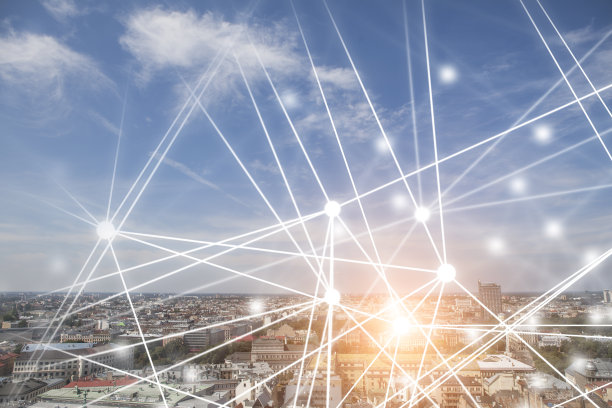 数字网络架构素材图片