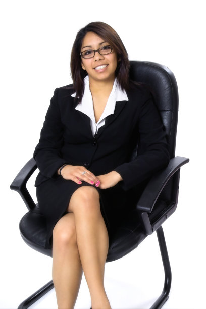 女商人在椅子上图片下载