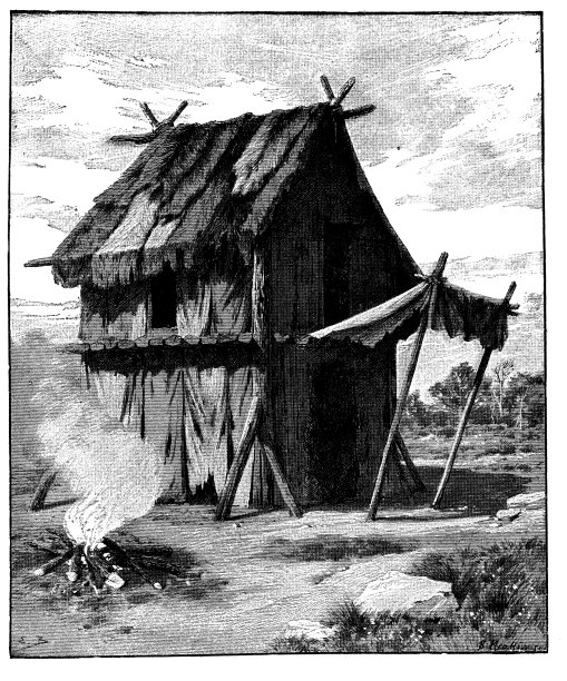 雅利安人居住的古董插图图片下载