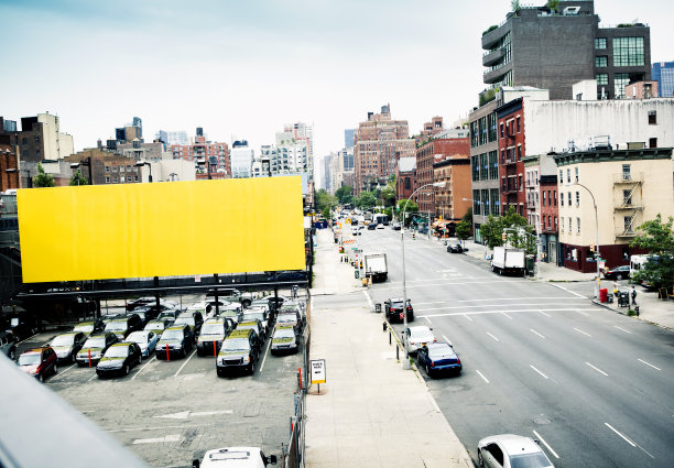 纽约市广告牌图片下载