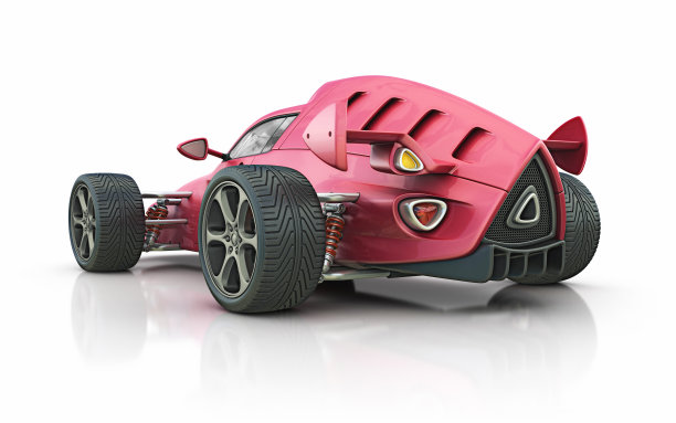 红色的赛车图片下载