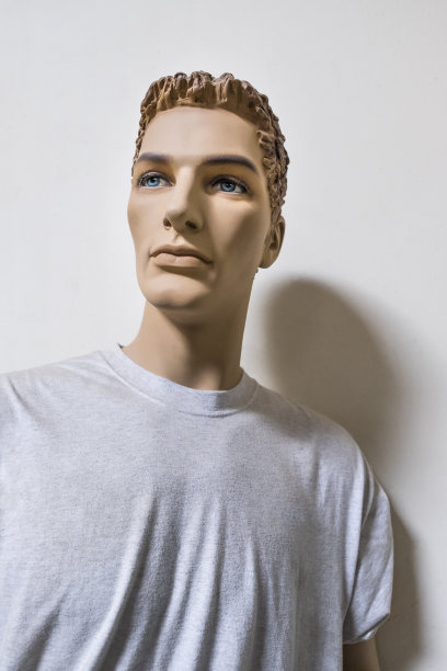 男性人体模型T-Stirt图片下载