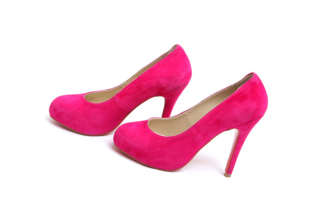 粉红色高跟鞋图片下载