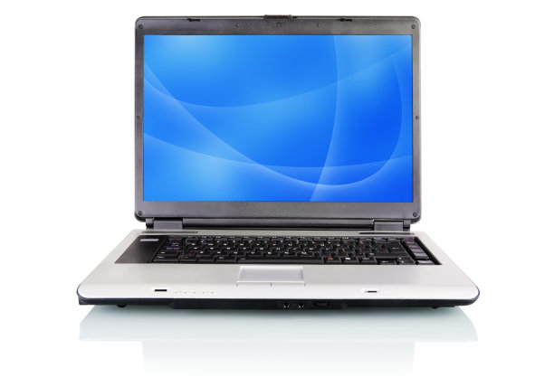 黑色和银色笔记本电脑图片下载