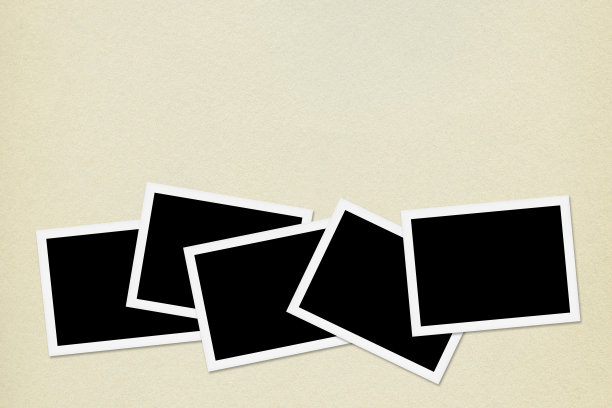 空白照片在古董纸背景图片下载