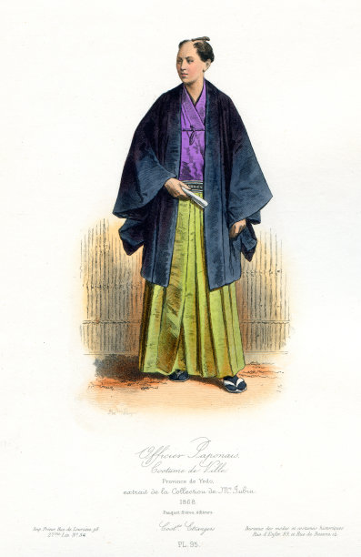 穿着传统服装的日本人图片下载