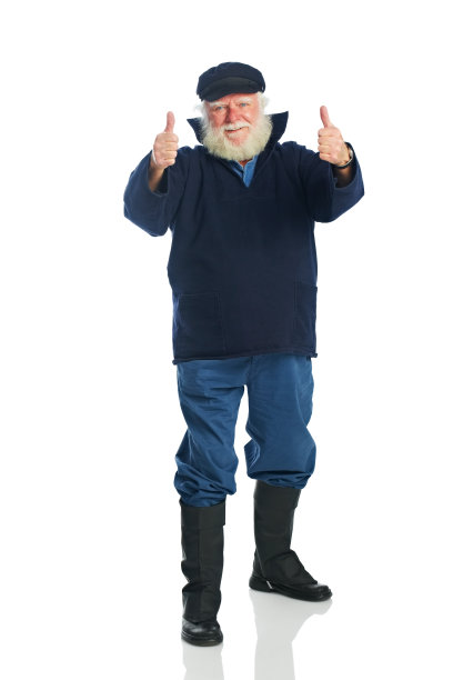 老人在做一个积极的手势图片下载