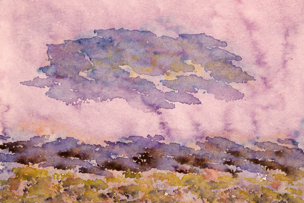 水彩画景观图片下载