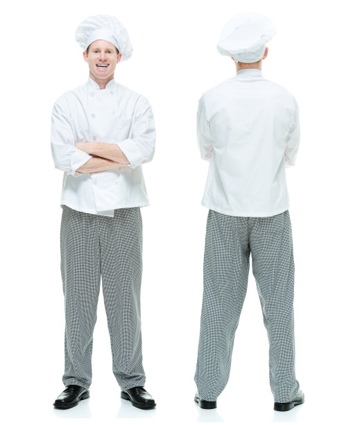 正面和背面的厨师图片下载