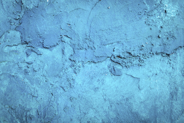 旧蓝墙背景图片下载