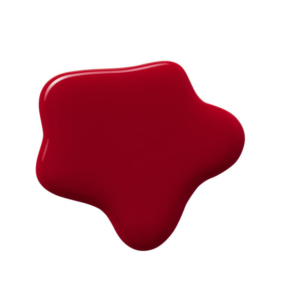 白色背景上的指甲油飞溅素材图片