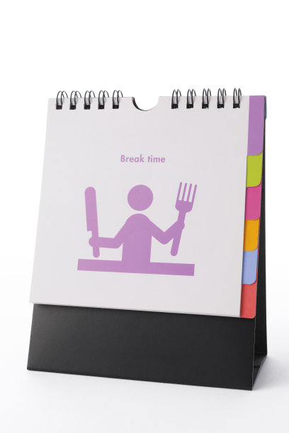 孤立的镜头，桌面上的商人图标在白色的背景图片下载