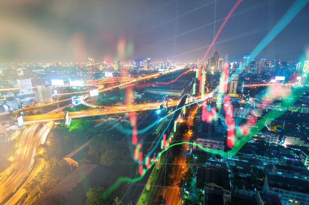 背景:股票市场与金融经济图片下载