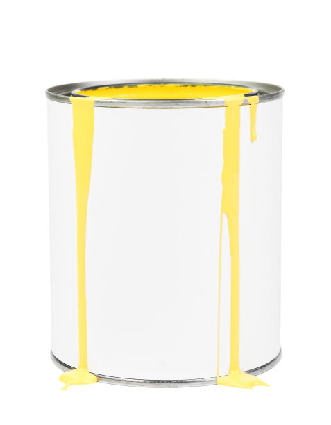 黄色油漆罐图片下载