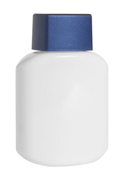 香水瓶(与白色背景上的剪切路径隔离)图片下载