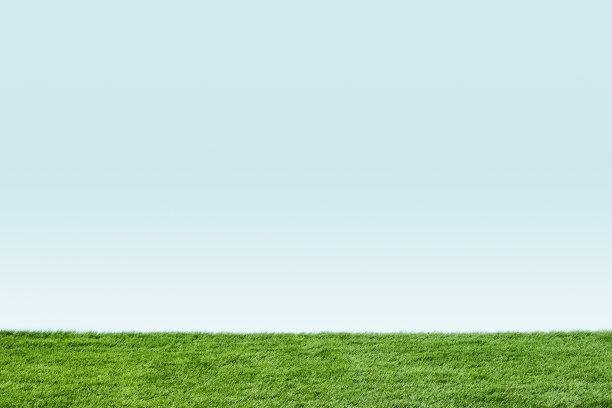 人造草和蓝天图片下载