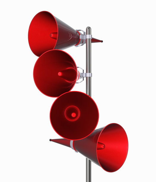 红色的扩音器图片下载