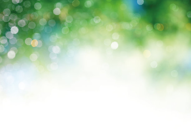 散焦绿灯图片下载