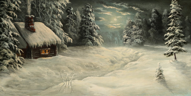 森林插画素材ID：151643596