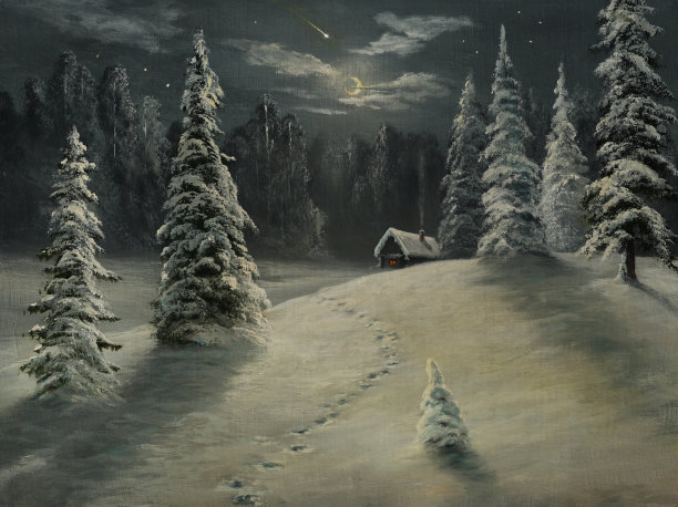 森林插画素材ID：151645342