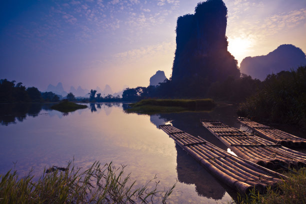 漓江黄昏图片下载