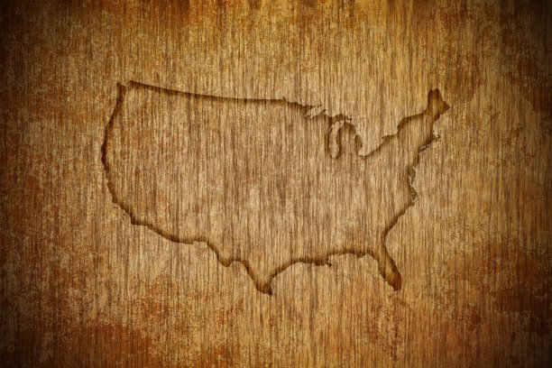 美国地图上的抽象背景图片下载