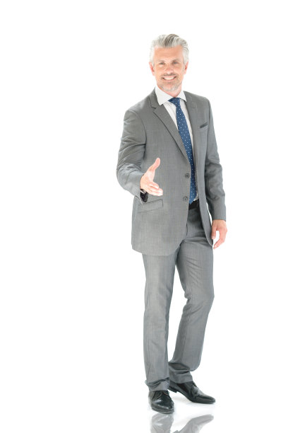 准备握手的商人图片下载