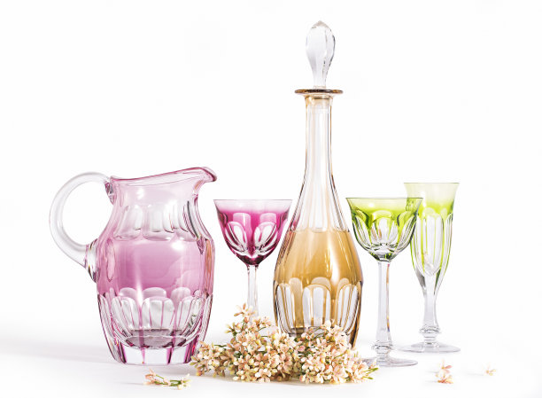 水晶瓶组素材图片