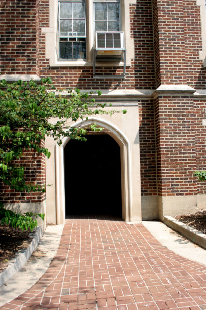 大学校园大楼入口图片下载