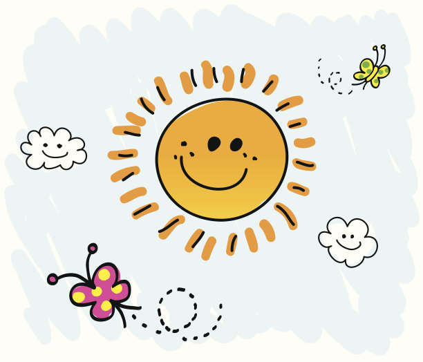 夏天太阳卡通图片下载