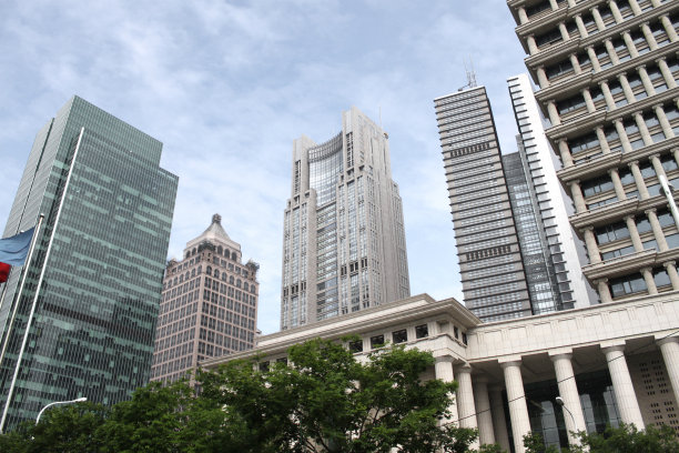 中国上海的现代都市景观图片下载