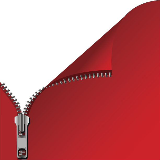 红色打开ZIP背景(矢量)图片下载