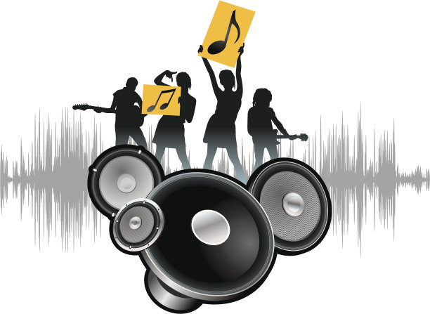 喇叭的音乐声音图片下载