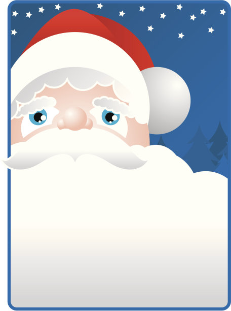 圣诞老人的胡子图片下载