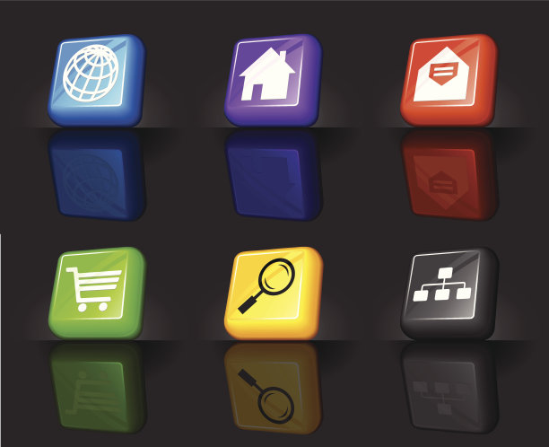 技术和通信互联网版税免费矢量图标集图片下载