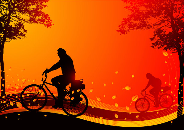 秋天骑图片下载