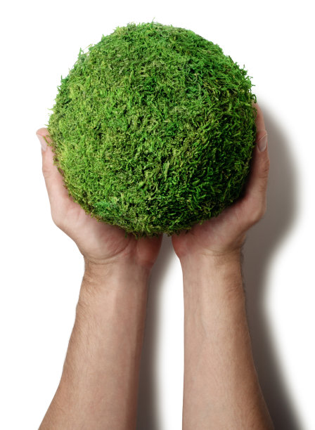 怀抱绿色星球图片下载