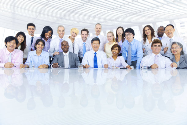 拥有大批国际商务同仁图片下载