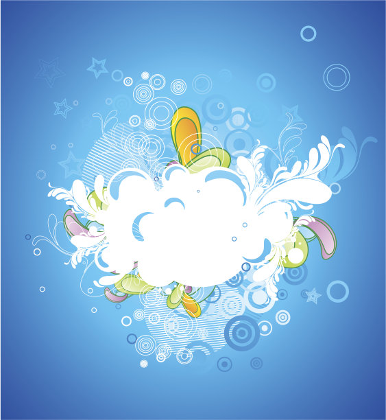 抽象的彩云图片下载