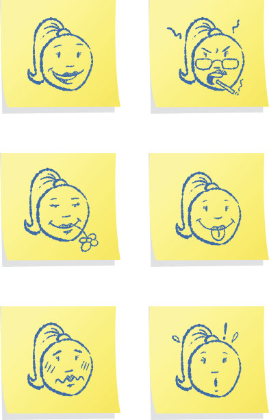 便利贴的情绪图片下载