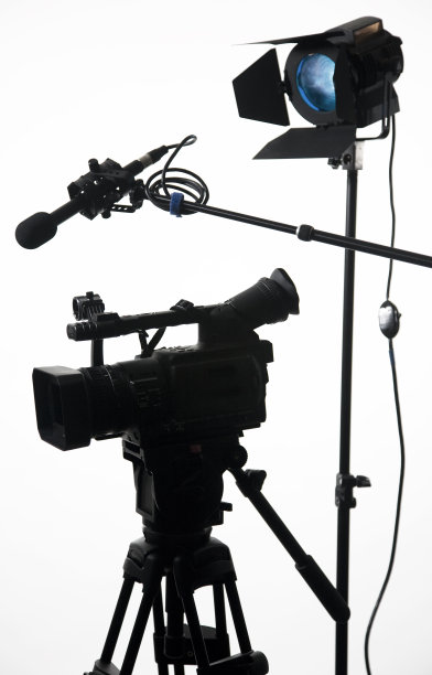 摄影器材在白色2图片下载