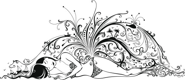 海的女人图片下载