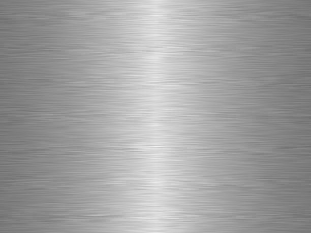 近距离观察闪亮的银色金属图片下载