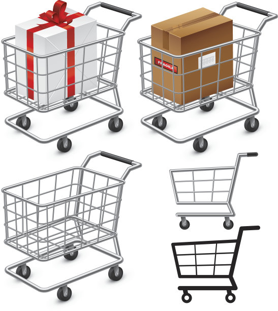 各种购物车剪贴画图片下载