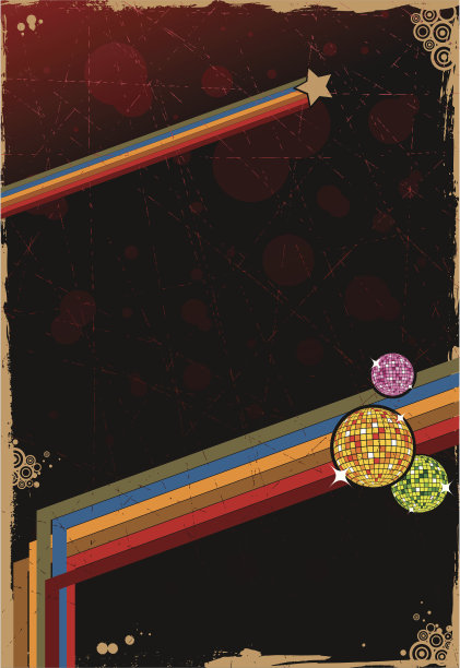 复古垃圾摇滚派对背景图片下载